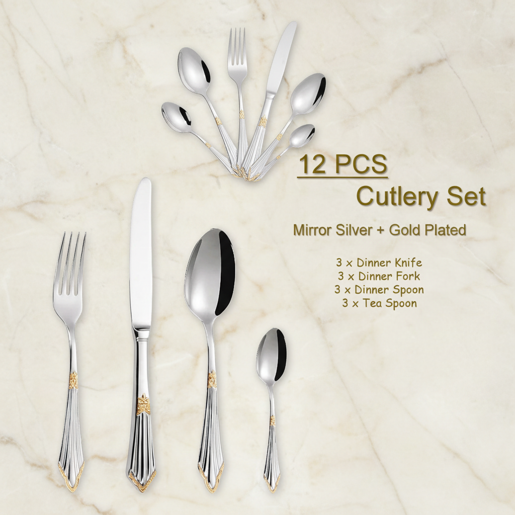 12pc Gold Info Card