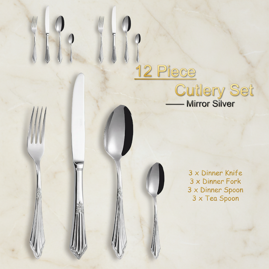 12pc Silver Info Card