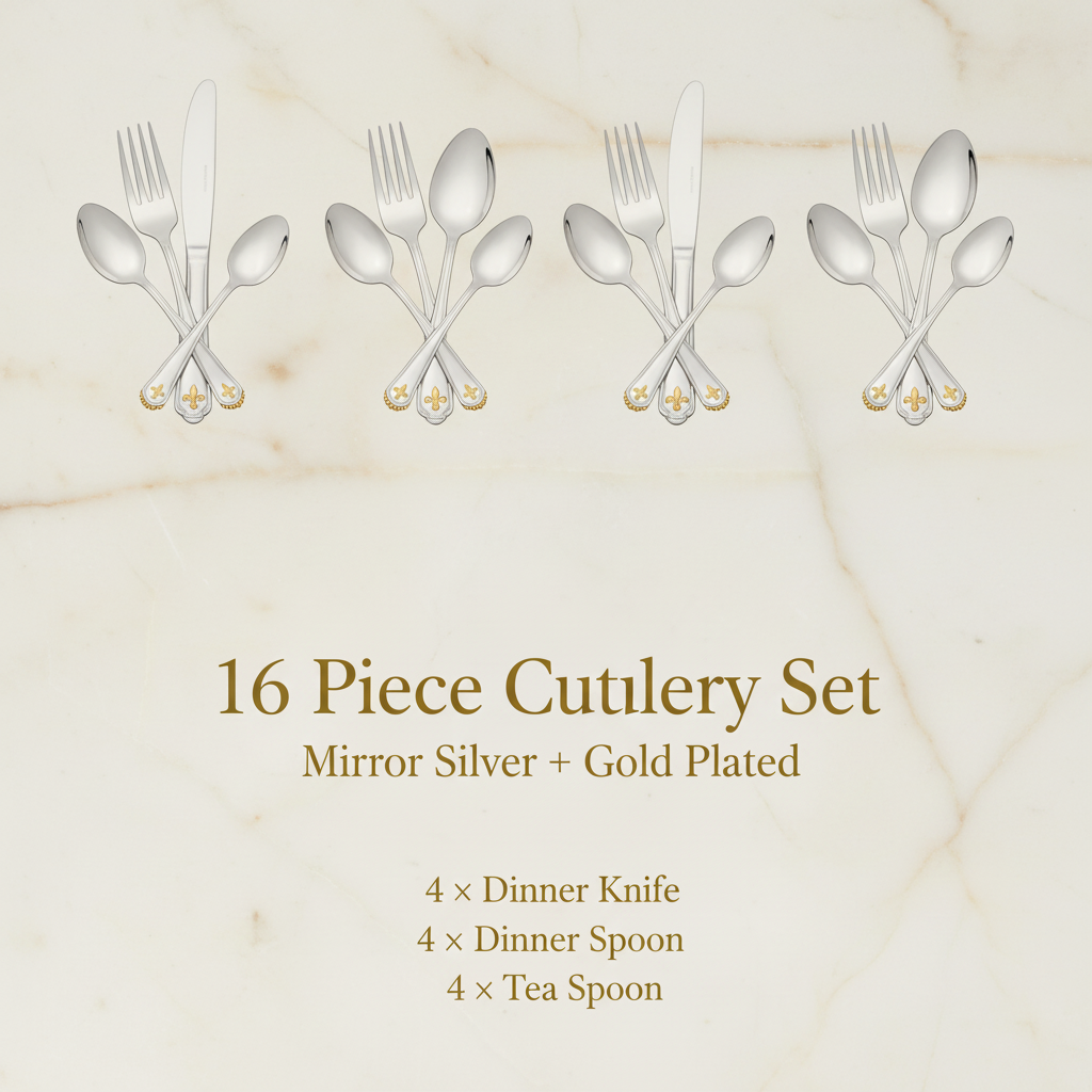 16pc Gold Info Card