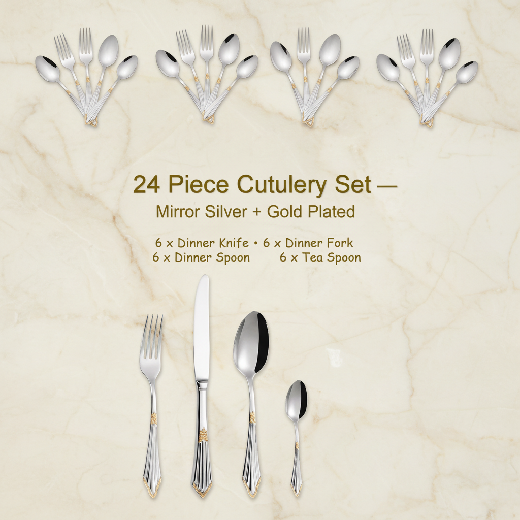 24pc Gold Info Card