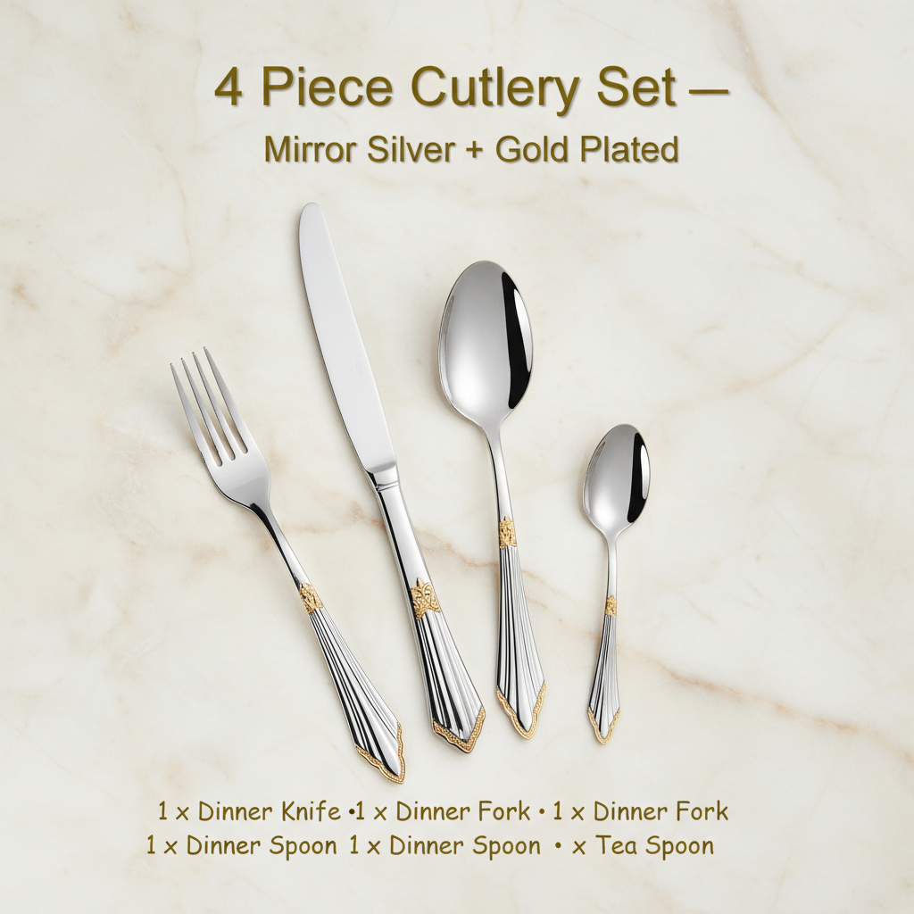 4pc Gold Info Card
