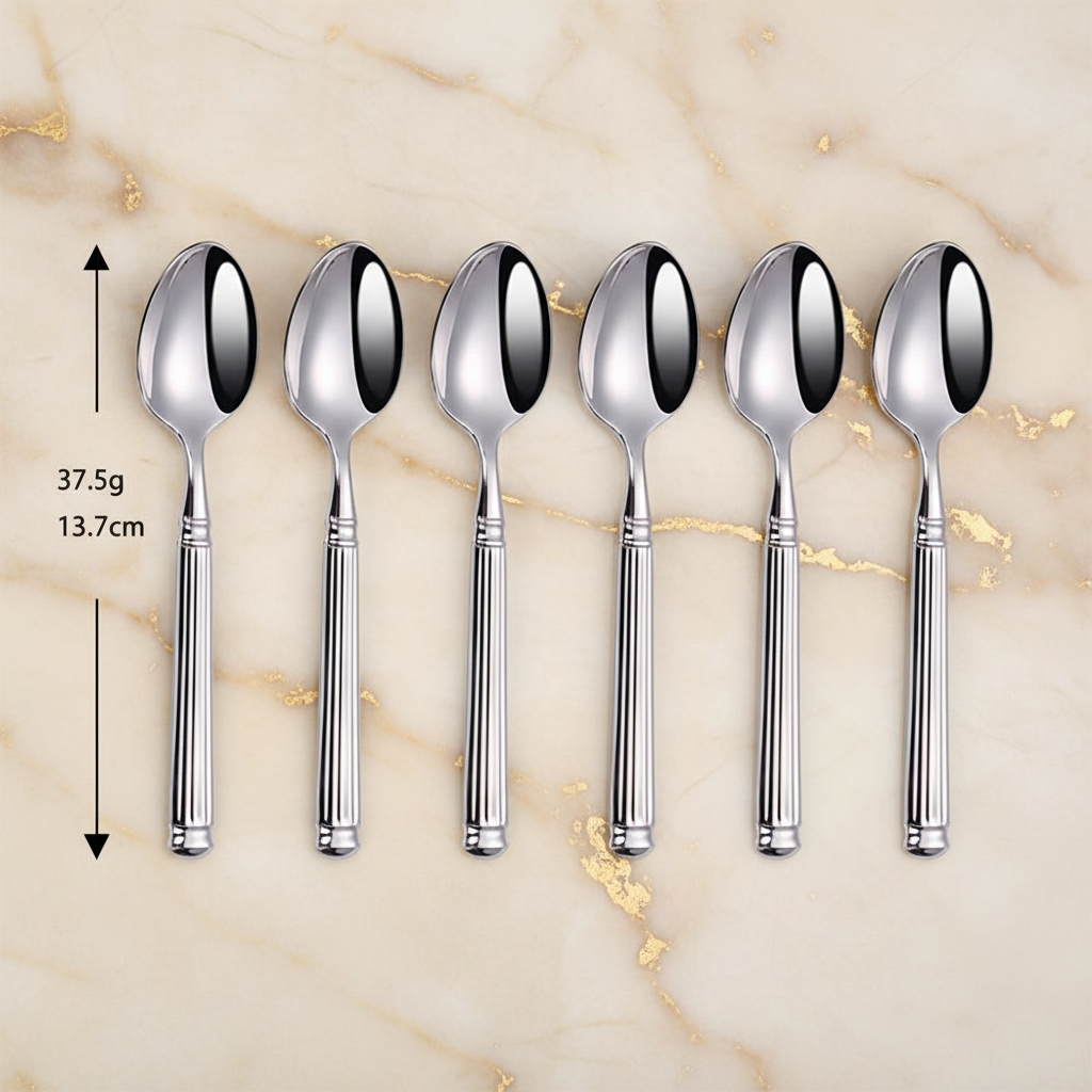 6pcs Tea Spoon on Marble