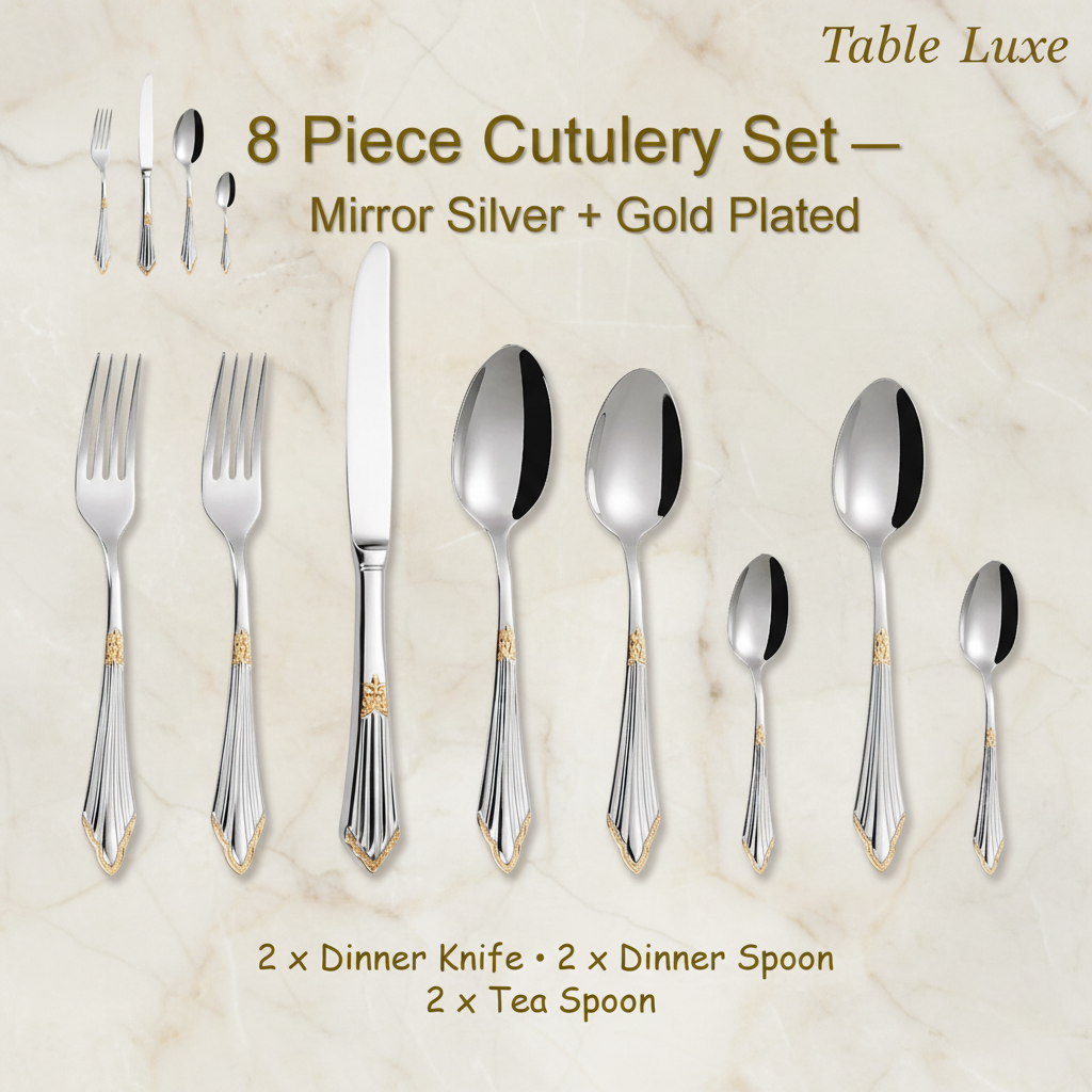 8pc Gold Info Card