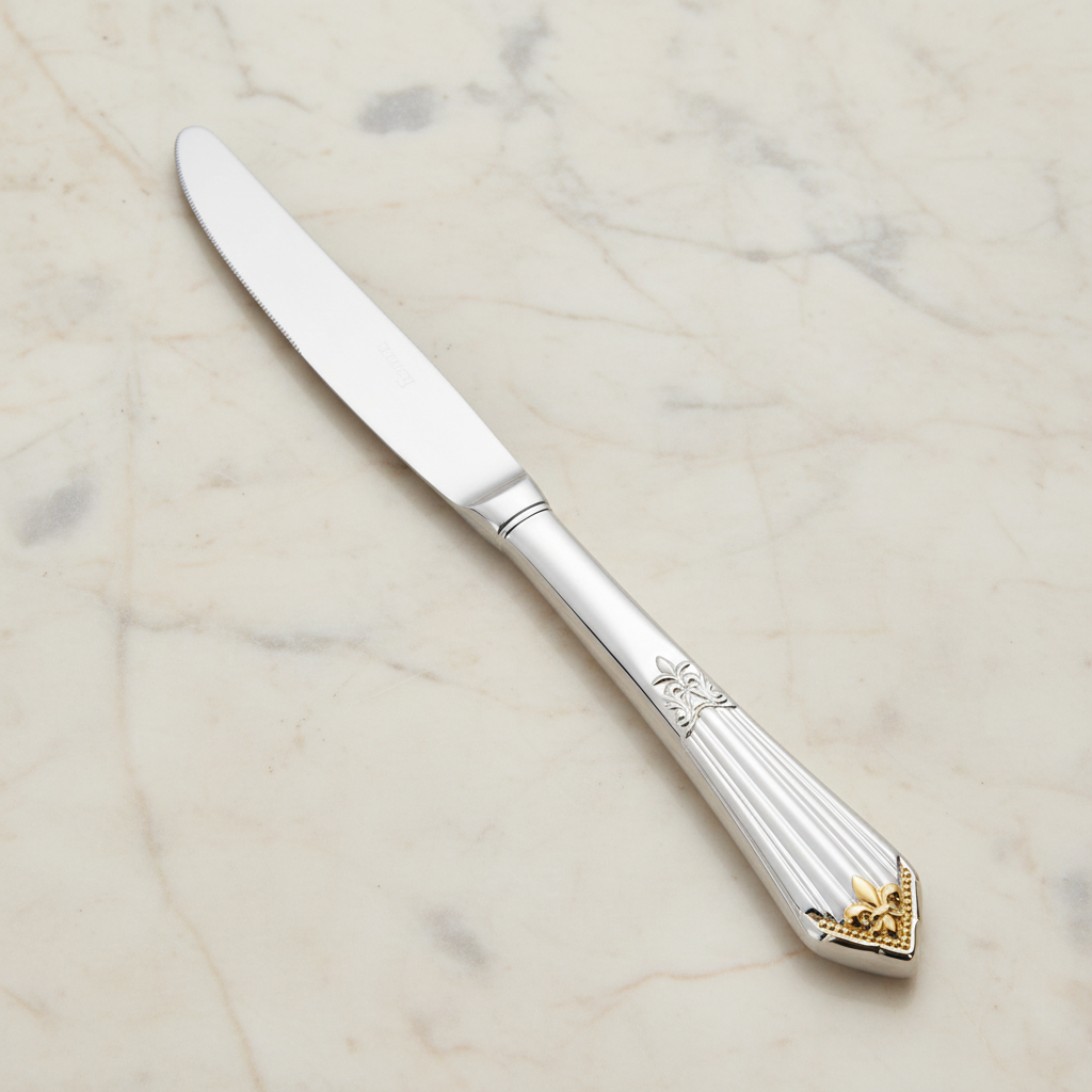 Dinner Knife on Marble