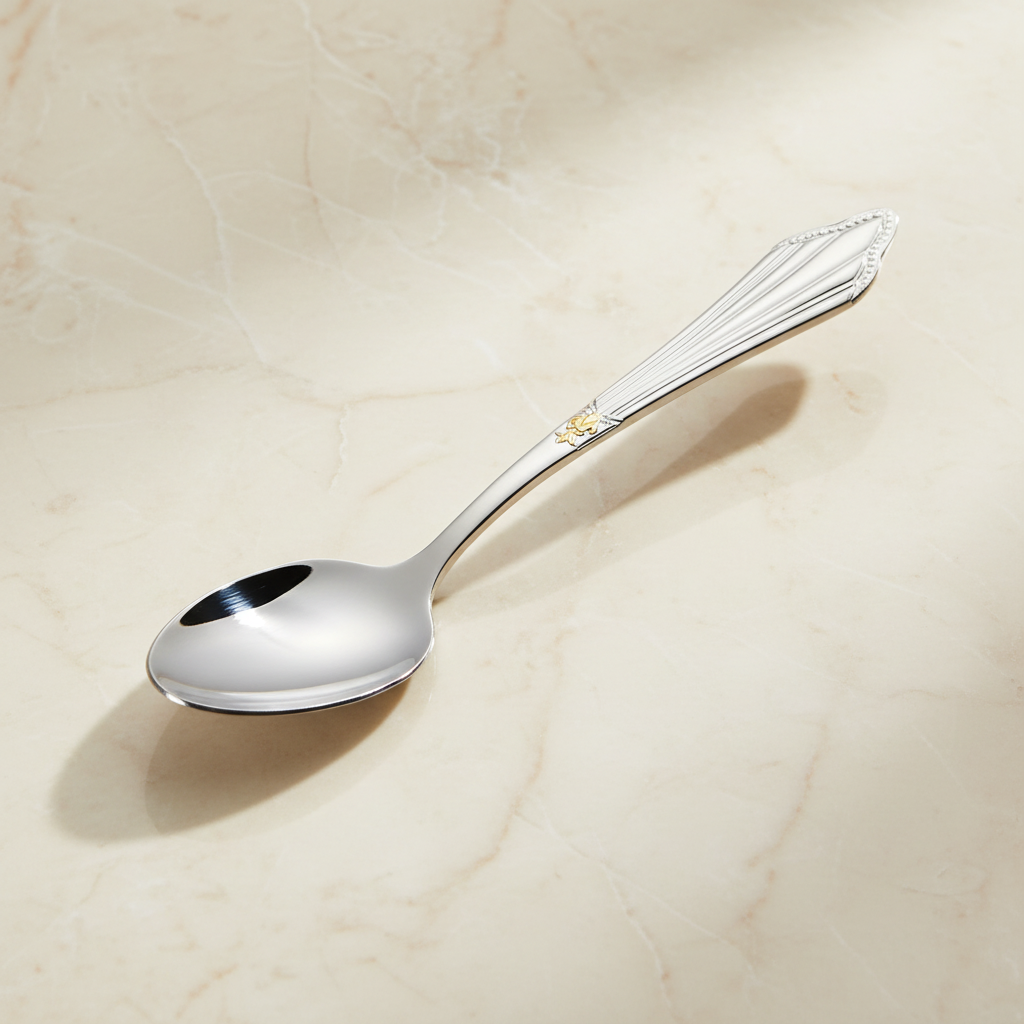 Dinner Spoon on Marble