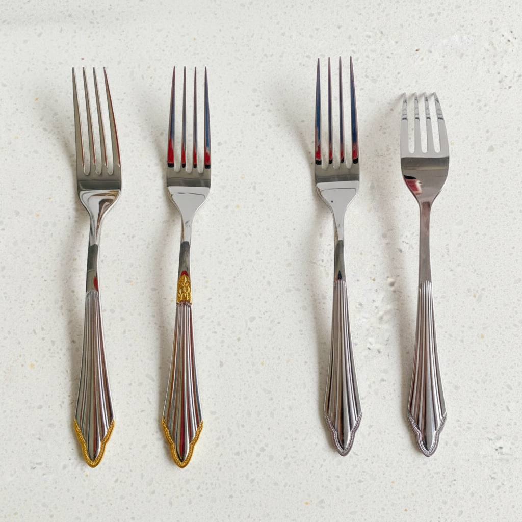Fork Gold vs Silver Comparison
