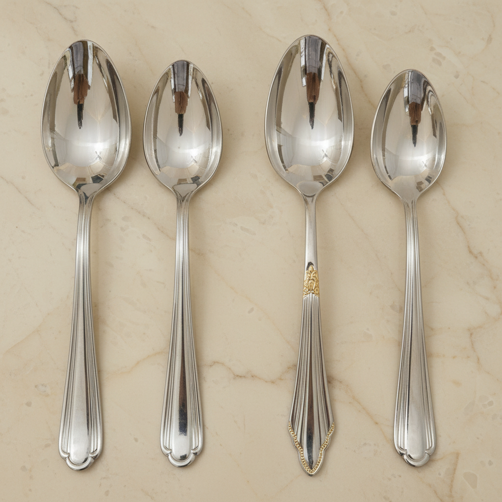 Four Spoons Flat Lay