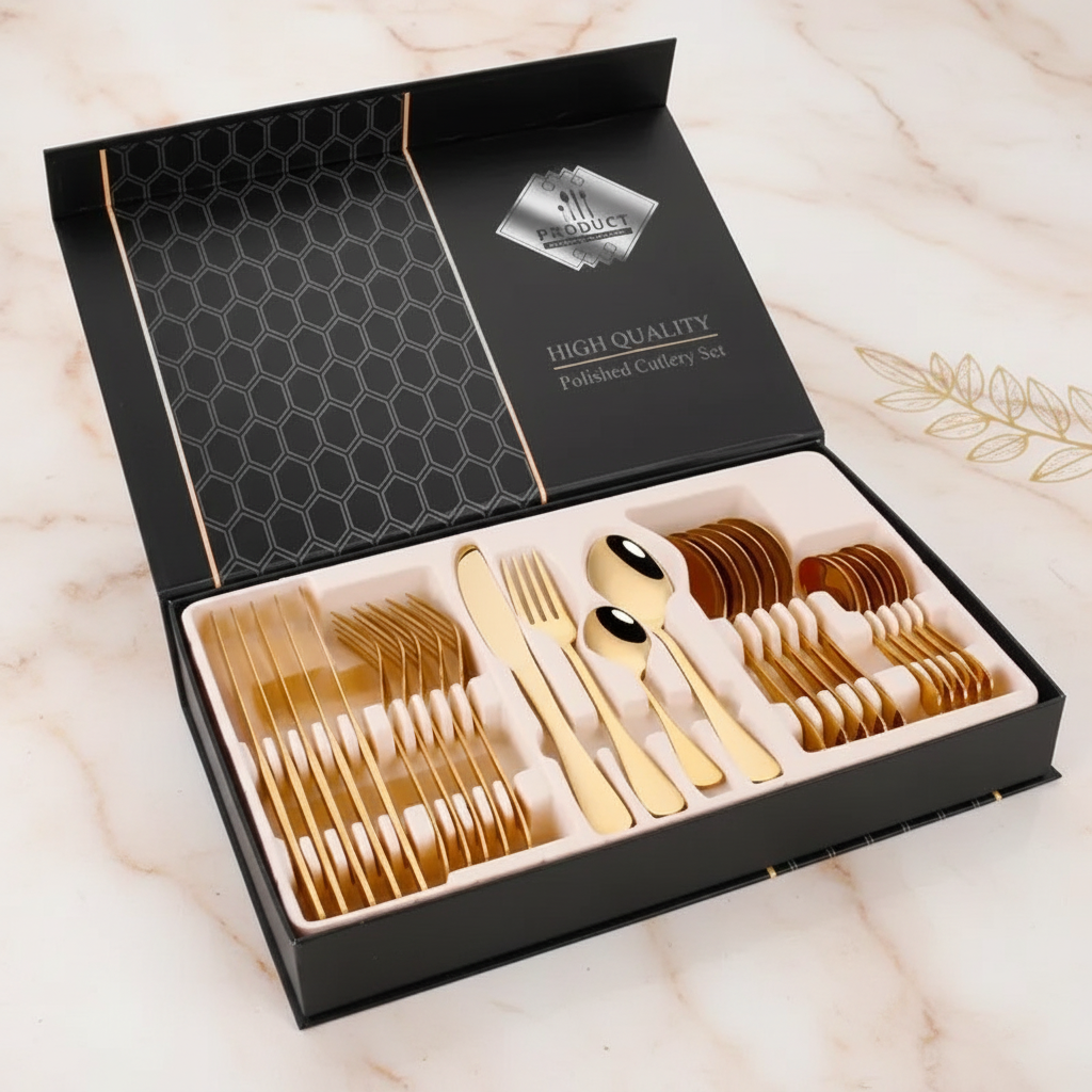 Gold Gift Box Clean