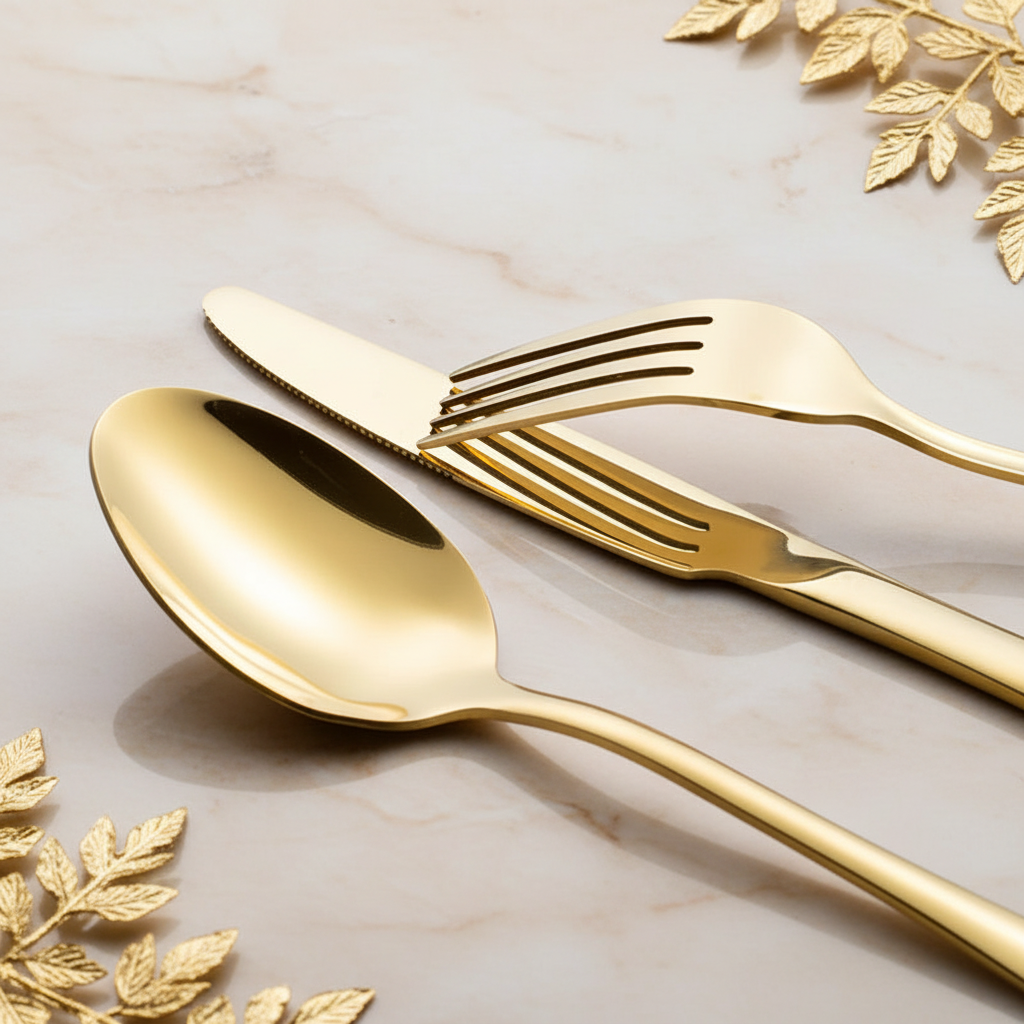 Gold Macro on Brand Background