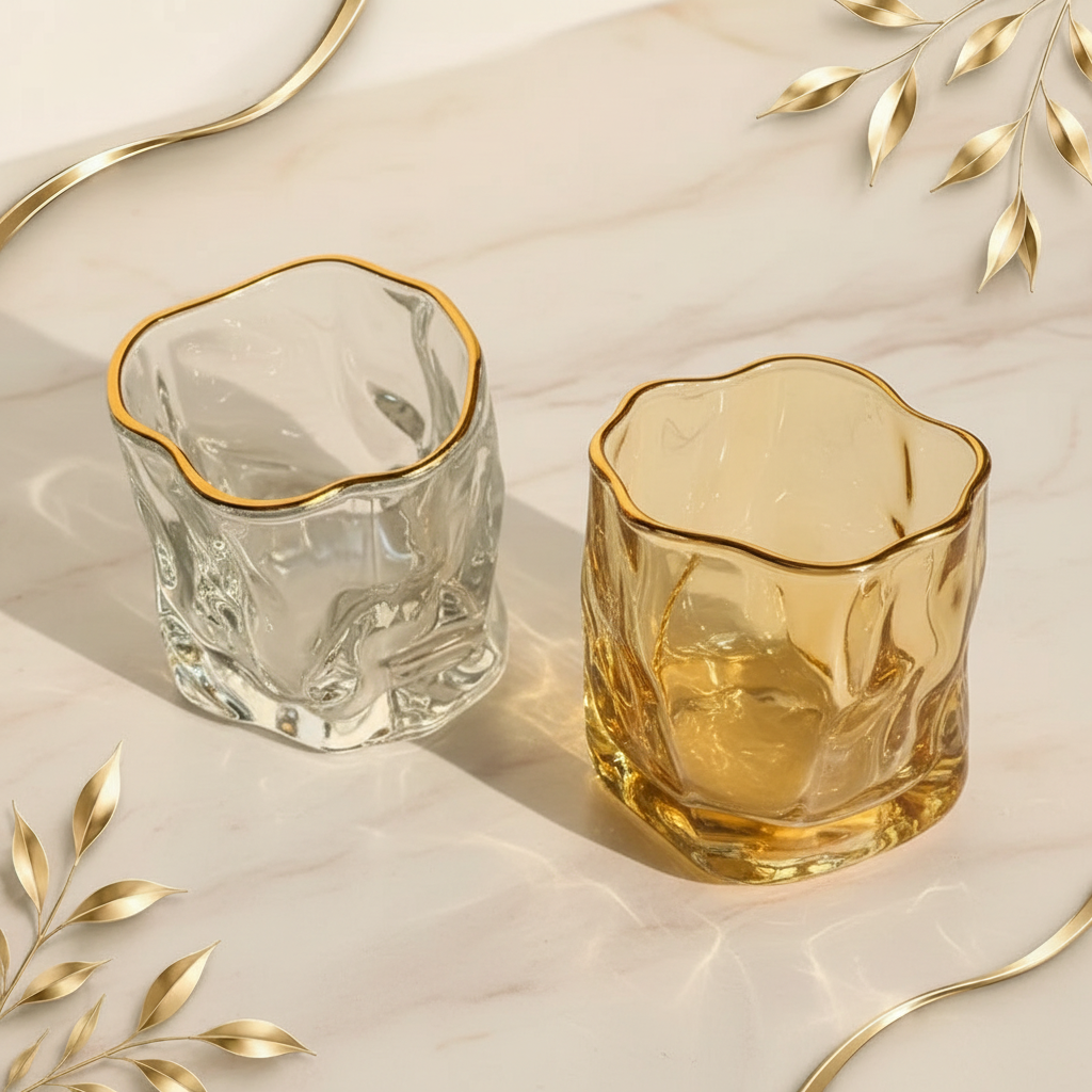 Image 4 – Clear Gold Rim + Amber
