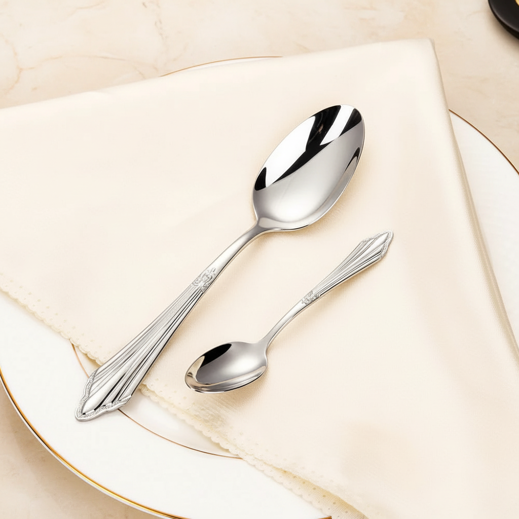 Spoons with Napkin