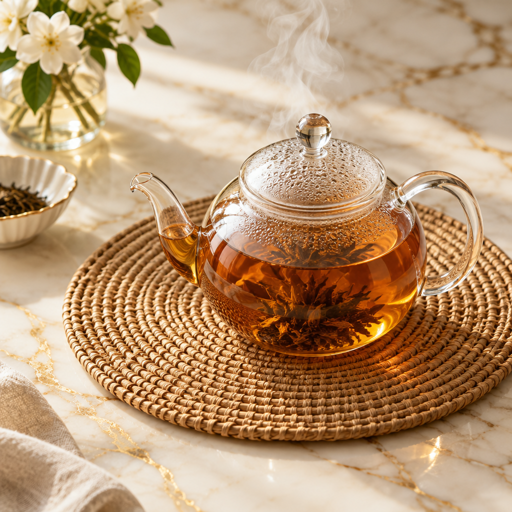 Teapot on Marble