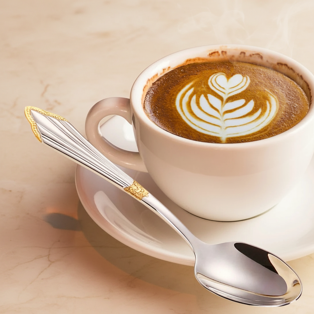 Teaspoon with Espresso Cup